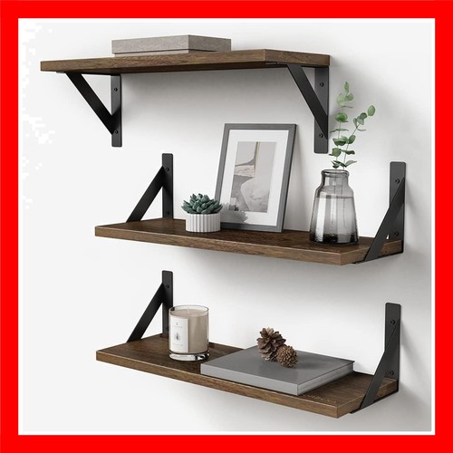 Rustic floating book shelves - floating,
