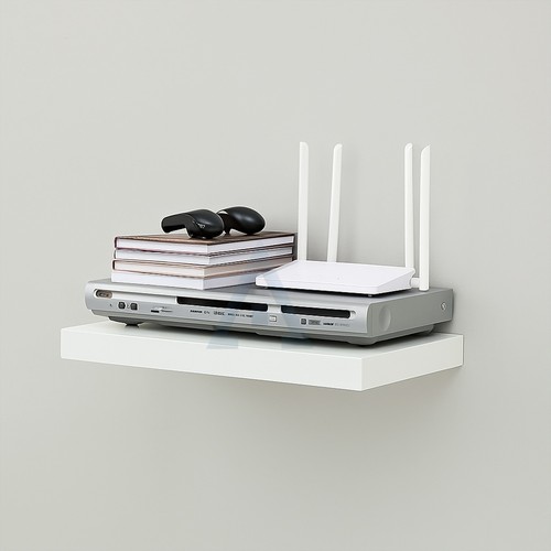 Floating media shelf 45cm - shelf, wall