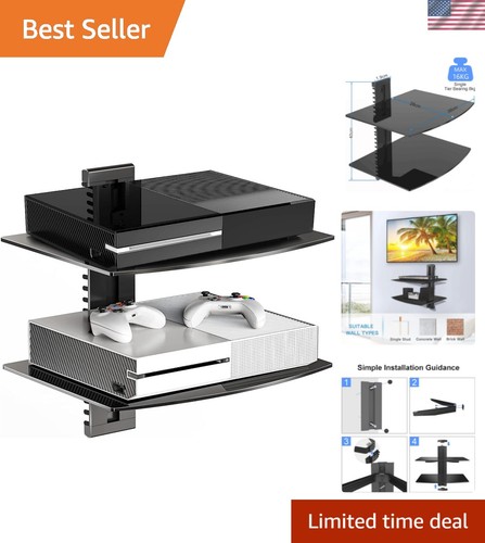 Glass floating shelves tv - floating,